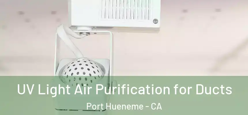  UV Light Air Purification for Ducts Port Hueneme - CA